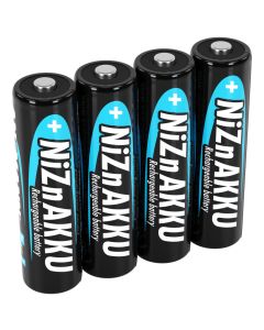 NiZN rechargeable battery Mignon AA 2500mWh 4 pcs.