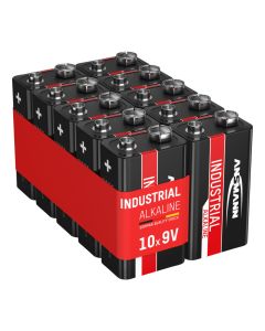 Industrial Alkaline Battery E / 6LR61 10 pcs. cardboard box