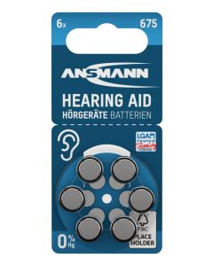 Hearing Aid batteries Type 675 / PR44