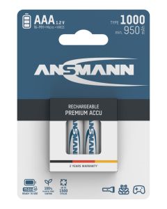  NiMH Rechargeable battery AAA / HR03 type 1000 (min. 950 mAh) 4 pcs. blister packaging