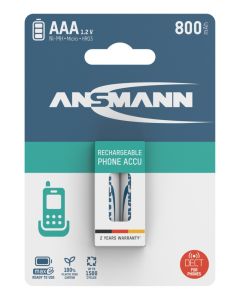 Dect NiMH Rechargeable battery AAA / HR03 800 mAh maxE 2 pcs.